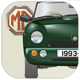 MG RV8 1993-95 (UK version) Coaster 7